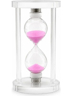 Uravas Store Uraselect Büyük Boy Cam Standlı Kum Saati - 15 cm Yükseklik - Dekoratif Şık Tasarım