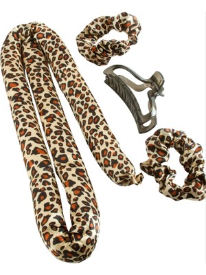 Uravas Store Uraselect Leopar Desenli Bugidi Saç Şekillendirici Sünger Set