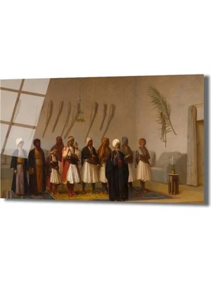 GLAZELLA Büyüleyici Topluluk Cam Tablo - Tarihi Dokunuşlarla Evinize Sanat