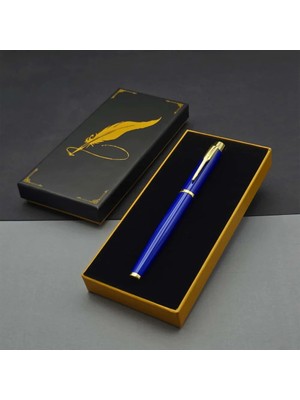 Uravas Store Uraselect Öğretmenler Günü Hediyesi Kutulu Metal Mavi Kalem