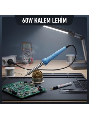 Uravas Store Uraselect 60W Kalem Lehim Makinesi - Elektrikli - Mavi Renk