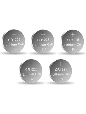 Uravas Store Uraselect Yuma CR1225 Süper Lityum 3V 5’li Kart Düğme Pil