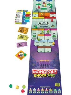Uravas Store Eğlenceli Monopoly Knock Oyun Seti 1 Adet