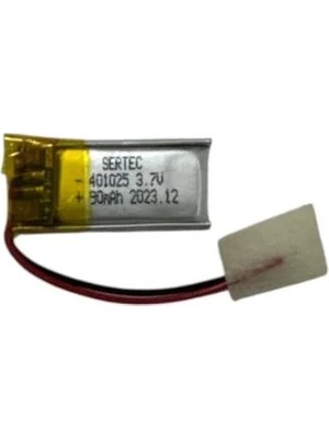 Uravas Store Devreli Li-Polymer Pil 3.7V 90MAH 10X25MM