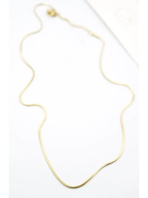 Uravas Store Urprime Yılan Zincir Kolye - 46CM - Altın
