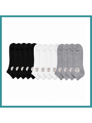 Bt Teknik Unisex Kısa Konç 12'li Patik Çorap, %85 Pamuklu Geri Dönüştürülmüş Iplik, Parfümlü Ince Dikişli, Günlük Spor Çorabı · Beden: 39-44 · Renk: Çok Renkli 12 Li Bez