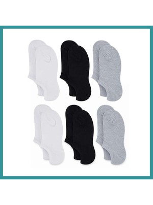 Bt Teknik Erkek Geri Dönüşüm Iplikli 6'lı Görünmez Sneaker Çorap, Ince Dikişli, Nefes Alan Yazlık Babet Çorabı, Kaymaz Topuklu Siyah Gri Beyaz · Beden: 39-44 · Renk: Gri 6 Lı Bez