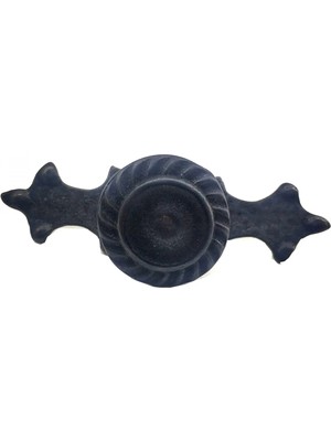 Uravas Store Urprime Antika Tarz Dekoratif Pirinç Çizgili Düğme - 35X100 Mm, Büyük, Oksit