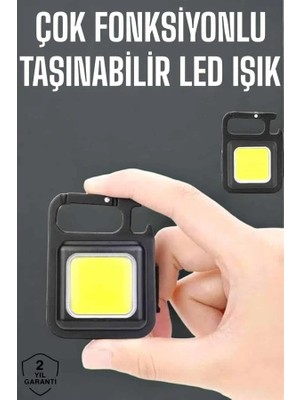 Uravas Store Urprime Kamp Işığı Çok Fonksiyonlu Taşınabilir Anahtarlık Kapak Açma Manyetik Özelliği