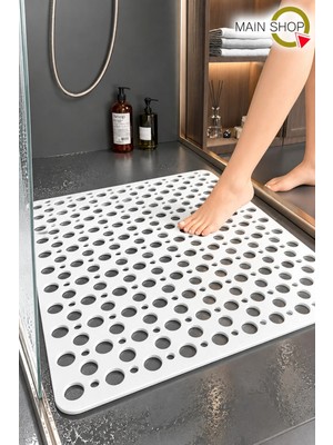 MAİN SHOP Kaydırmaz Duşakabin Banyo ve Duş Paspası Bubble Vantuzla Yapışır 54 x 54 cm M-149