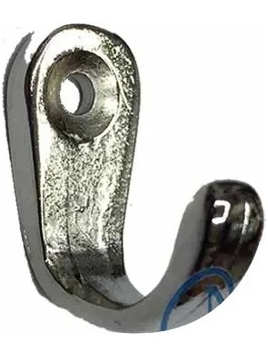 Uravas Store Urprime Tekli Anahtar, Bijuteri, Vitrin, Dekor Askısı - Nikel, 10X18X22 mm