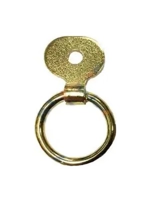 Uravas Store Urprime Halkalı Tablo, Çerçeve Askısı, Küçük, 15X28MM, Sarı - 100 Adet