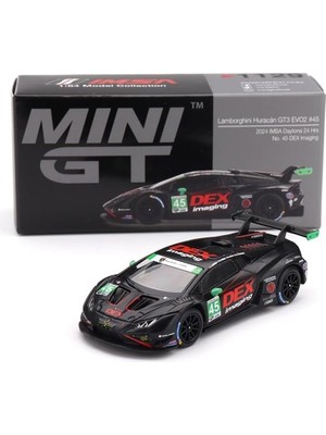 Sunrich MGT01129-L Mını Gt 1/64 Lamborghini Uracan Gt3 Evo2 Imsa Daytona 24 Saat 2024 #45 No. 45 Dex