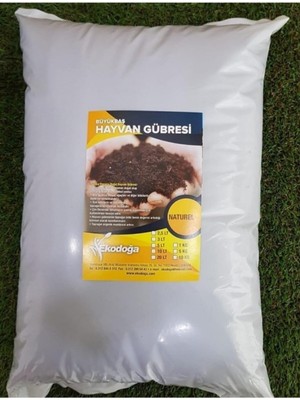 Büyükbaş Hayvan Gübresi 10 kg Yanmış Elenmiş Gübre Doğal Ahır