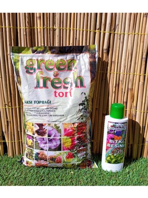 Torf 3 Lt + Tüm Bitkiler Için Bitki Besini Sıvı Gübre Vitamin