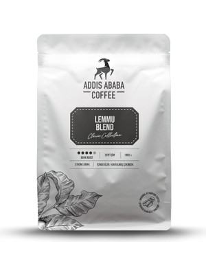Lemmu Blend Kahve - Etiyopya Kahvesi - Dark Roast - 1000 Gr. - Çekirdek Kahve