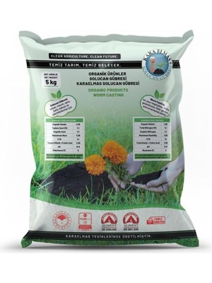 Elmas Solucan Gübresi 5 kg