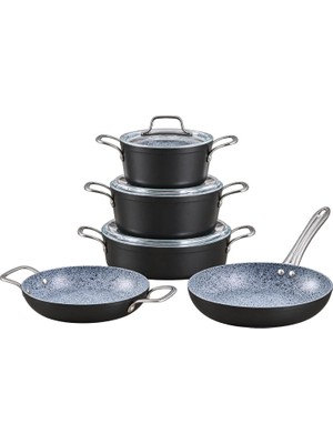 Tr Biogranit Power Inox 8 Parça Tencere Seti