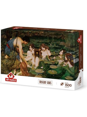 Tr Hylas ve Su Perileri, 1896, 1500 Parça Puzzle