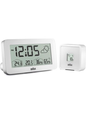Tr Dijital Hava Istasyonu Saat, Iç ve Dış Mekan Sıcaklık ve Nem, Tahmin, LCD Ekran, Hızlı A