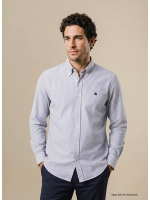 Brooks Brothers G, 2xl, Lacivert - Beyaz