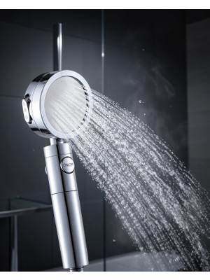Midas Toptan Su Tasarruflu Duş Başlığı 360° Hareketli Xuczduşbaşlığı-6