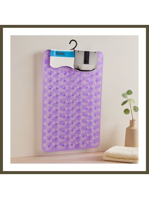 Northcity Kaydırmaz Pvc Banyo ve Küvet Paspası Petek Desenli Şeffaf-Buzlu (37X68 Cm) Bx