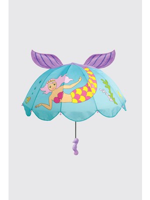 Panço Kidorable Kız Bebek Lila Deniz Kızı Şemsiye