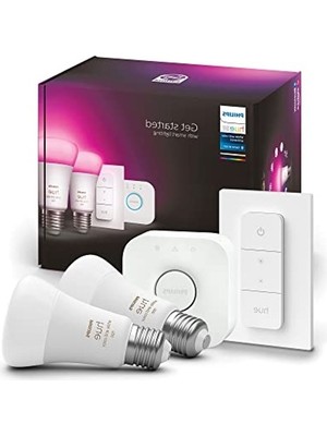 Myg Plus Akıllı Aydınlatma Başlangıç Kiti, 2'li LED Ampul ve Kontrol Seti