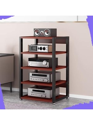 Die Grup Tr Mobil Dayanıklı Av Bileşenleri Tutucu - Stereo Alıcılar, Hi-Fi Pikaplar ve Amplifikatörler Için Yer Tasarrufu - Ev Sineması ve Ses Sistemleri Için Medya Depolama