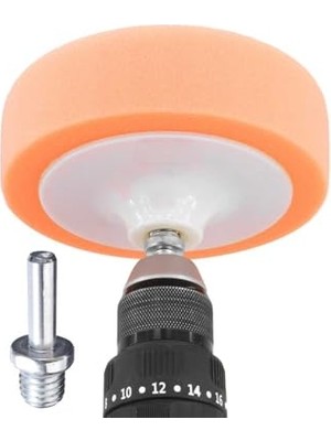 Myg Plus Bondit Turuncu Oto Pasta Cila Parlatma Polisaj Süngeri 150MM + Matkap Aparatı