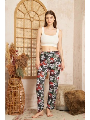 Veramoni Kadın & Çocuk Baskılı Yumuşak Dokulu Yazlık Pijama Altı