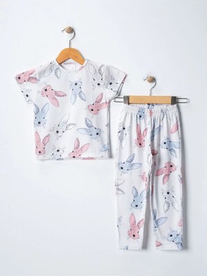 Veramoni Kısa Kollu Baskılı  Pijama Takımı