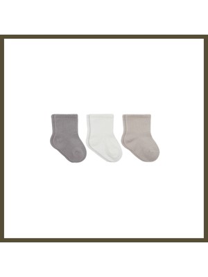 Northcity Elephant Boy 3'lü Penye Soket Çorap 10135 Gri Adet Fiyatıdır · Beden: 0-3 Ay · Renk: Gri Bx