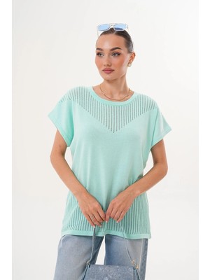 Efendix Baharlık Yıkamalı %100 Pamuklu Triko T-Shirt