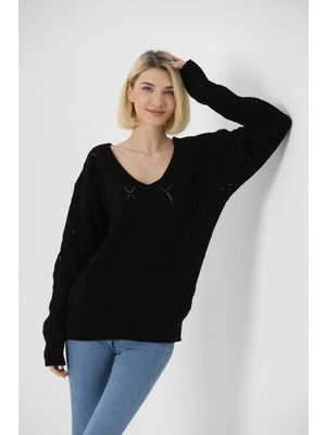 Efendix Oversize Ajurlu Kazak