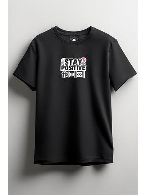 Satranç Medya Mathematics Mood: Positive T-Shirt Bilim Tişörtü