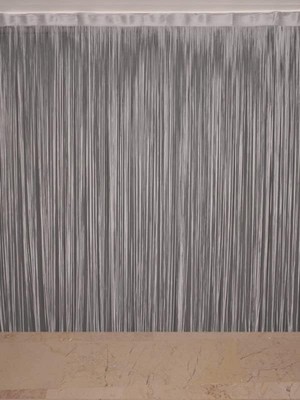Gy Atelier Düz Ip Model Gri Renk Hazır Ip Perde 300 * 270