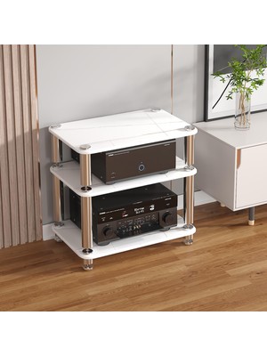 Tr 3 Kademeli, Modern Av Kulesi, Paslanmaz Çelik, Ev Sineması ve Hifi Sistemleri Için, Oturma Oda