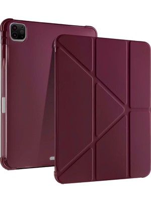 Muratech Newface Ipad Air 13 (2024) Kılıf Kalemlikli Mars Tablet Kılıfı - Mor