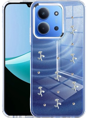 Muratech Newface Xiaomi Redmi 15C 4g Fiyonk Desenli Kapak - Desen 4