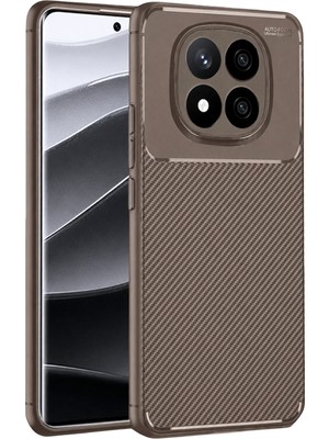 Muratech Newface Xiaomi Redmi Note 14 Pro 4g Kılıf Auto Focus Karbon Kapak - Gri