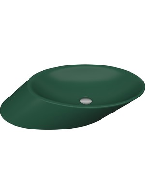 Bocchı Bocchi Vessel Yatay Çanak Lavabo 72 cm Mat Yeşil 1013-027-0125