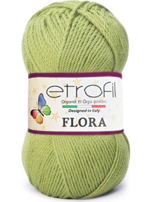 Die Grup Etrofil Flora Patiklik Çoraplık El Örgü Ipi 70490 Çimen