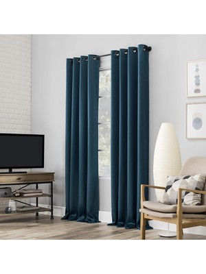 Odea Tr Nordic 2'li Paket Tiyatro Derece EXTREME%100 Karartma Grommet Perde Panel Çifti