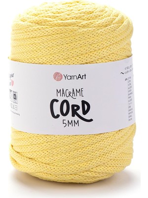 Die Grup El Örgü Ipi Macrame Cord 5 Mm, 754, 2X500 gr