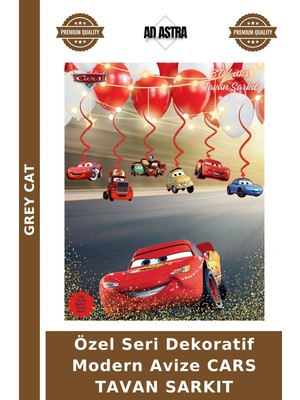 Grey Cat Özel Seri Dekoratif Modern Avize Cars Tavan Sarkıt