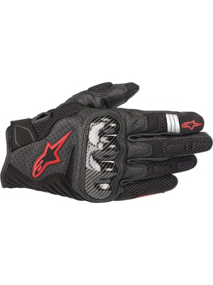 Rafta Tr Smx-1 Air V2 Korumalı Motosiklet Eldiveni Siyah Kırmızı