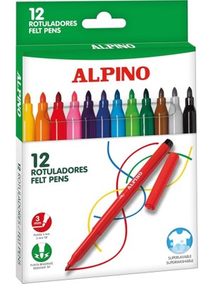 Rafta ALP-AR-1002 Standart Keçeli Kalem, 12'li