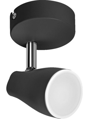Die Grup Tr Pear Tekli LED Spot 4.3W 350 Lümen 2700K GU10 Sarı Işık Siyah